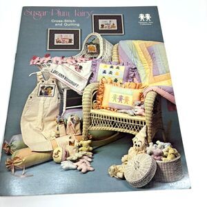 Vintage "Sugar Plum Fairy" Cross-Stitch and Quilting Pattern Book (#VAC 7)